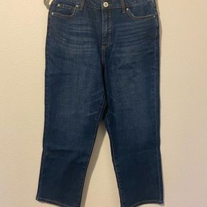 INC Denim Hight Rise Straight Leg Jeans
